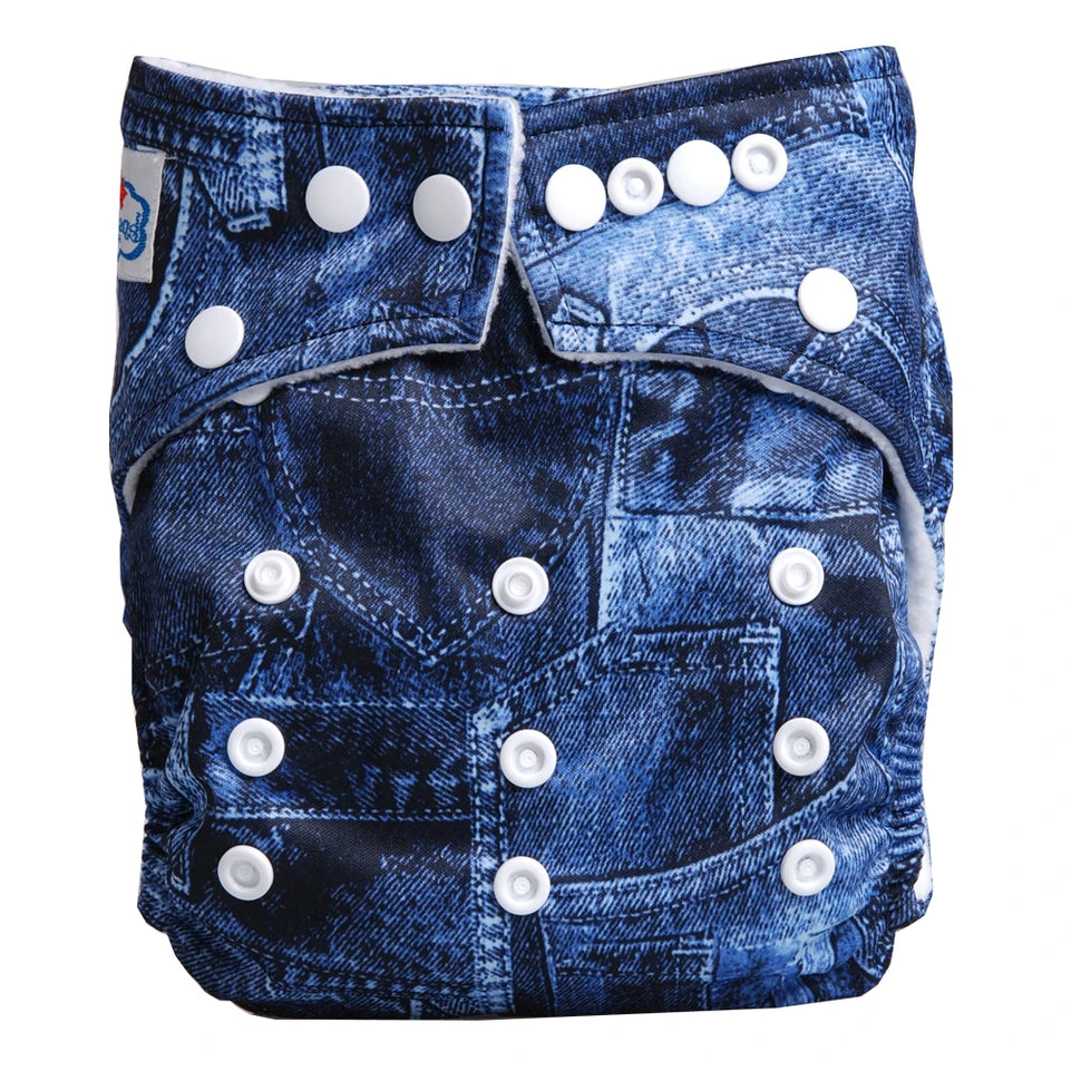 [BABYLAND] 2022 Baby Cloth Diapers Ecological Adjustable Pocket Nappy Fit 3-15kg Baby Washable Reusable Diaper Covers Girls boys