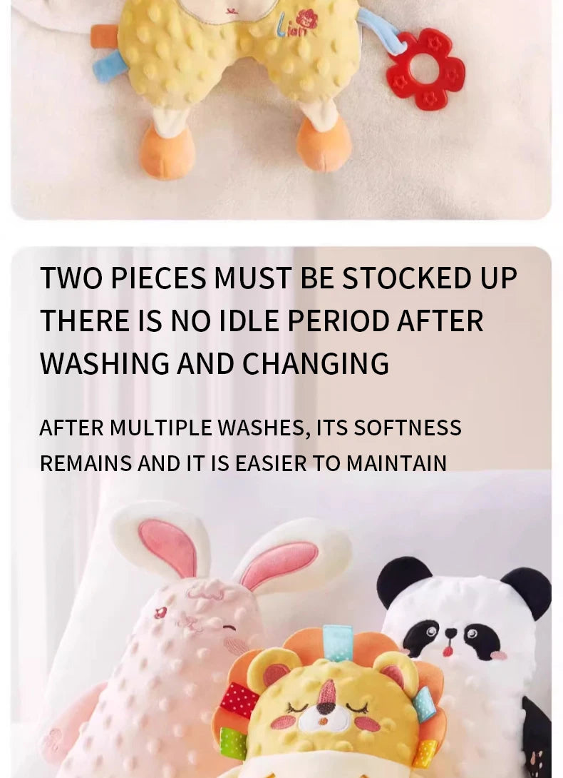 Baby Comforter Blanket Plush Stuffed Animal Security Blanket for Babies Soothe Appease Towel Soft Plush Newborn Sleeping Dolls