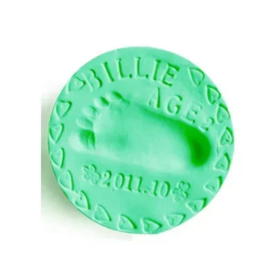 Baby Birth Souvenirs Hand Footprint Makers Handprint Fingerprint Inkpad Casting DIY Clay Toys for Kids Newborn Souvenir Gifts