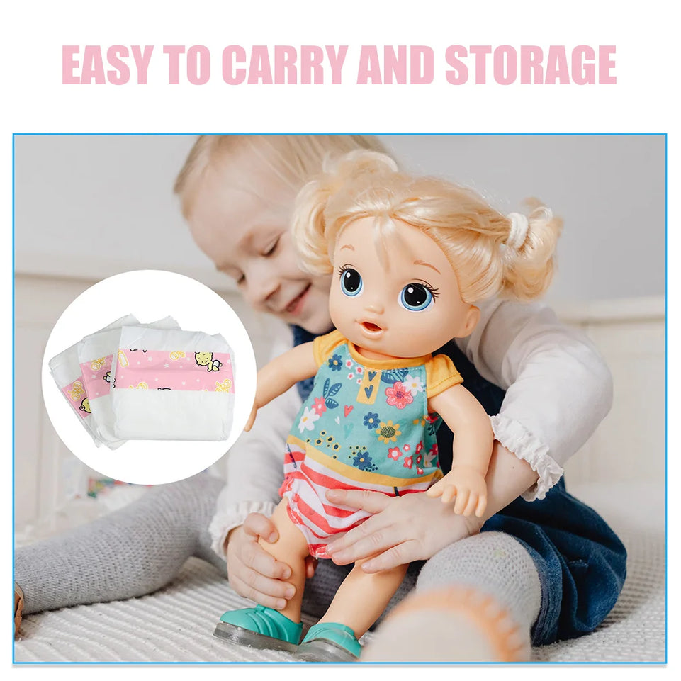 10 Pcs Diaper Toy Diapers for Baby Accessories Nappies Decor Decorative Toys