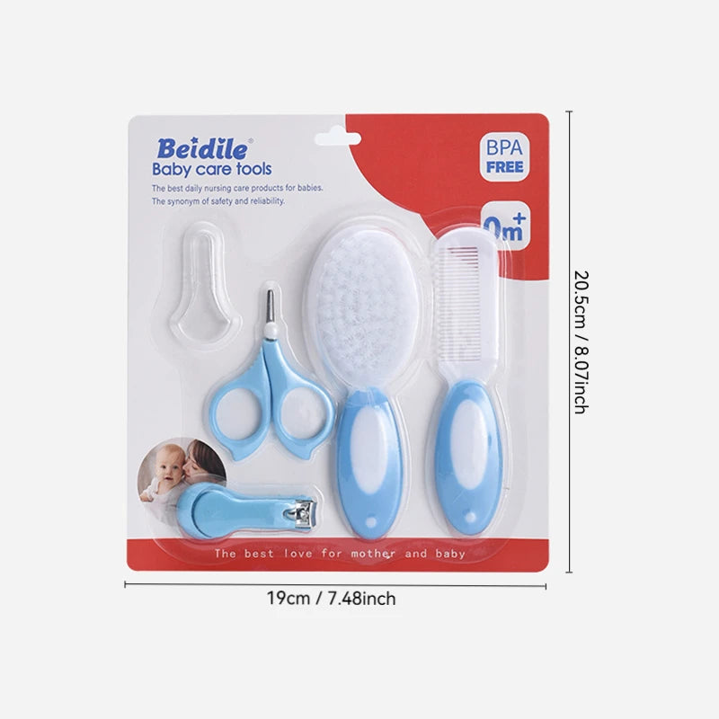 Baby Care Products Children's Baby Nail Clippers Comb Brush Care Set Card Set Easter Gift