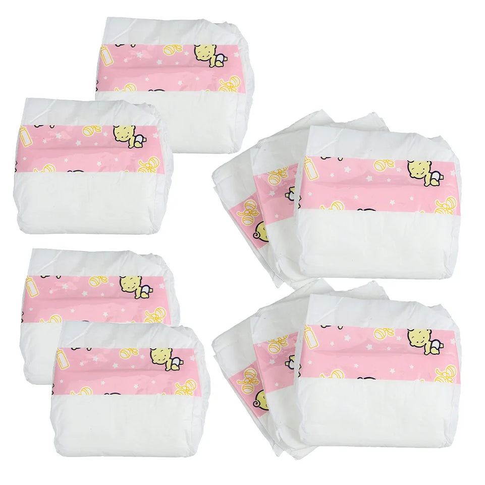 10 Pcs Diaper Toy Diapers for Baby Accessories Nappies Decor Decorative Toys