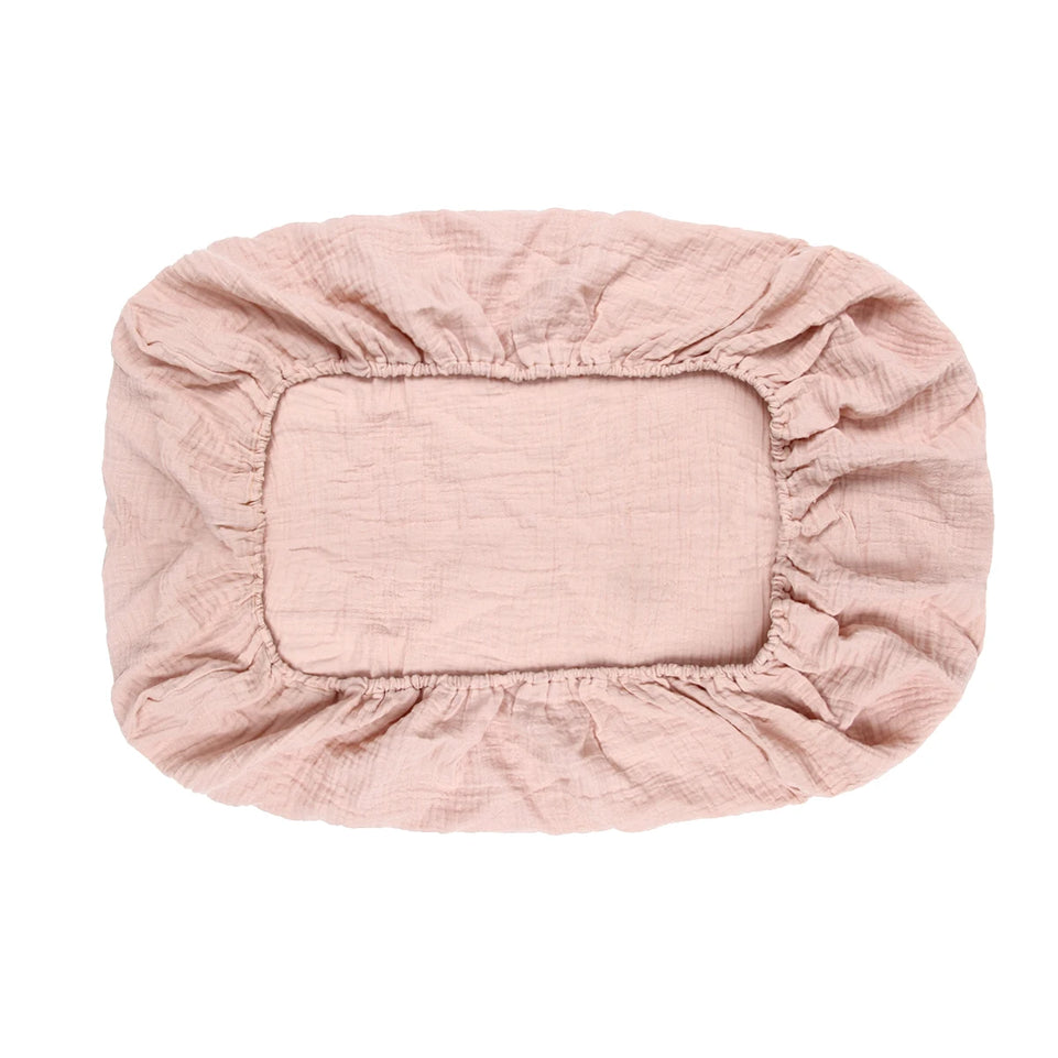 Baby Bed Sheet Baby Bedding Solid Color Baby Fitted Sheets Cotton Crib Mattress Children's Bed Cover For Newborn Baby Bed Sheet