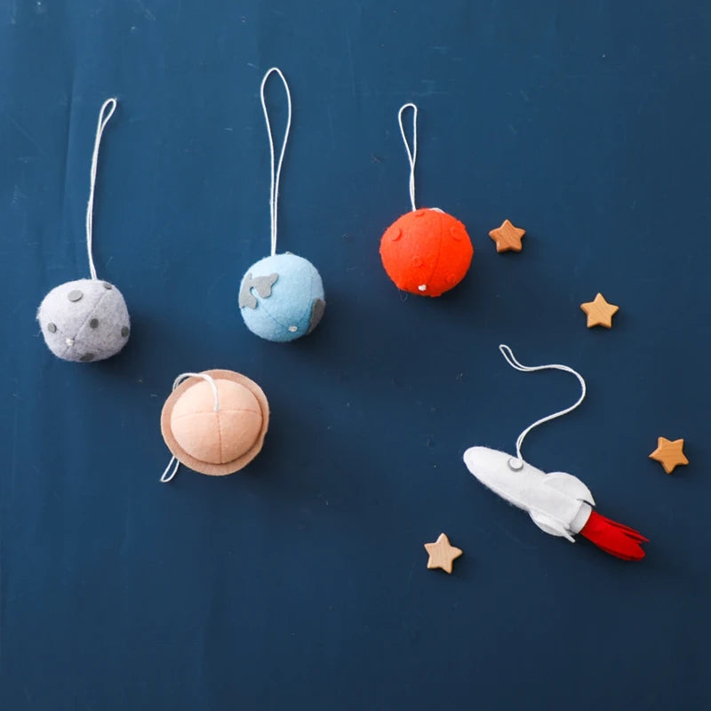 Baby Crochet Rattle Toys Rabbit Teether Toys Pacifier Chain Pendant Play Activity Gym Hanging Toys For Newborn Teething Toys
