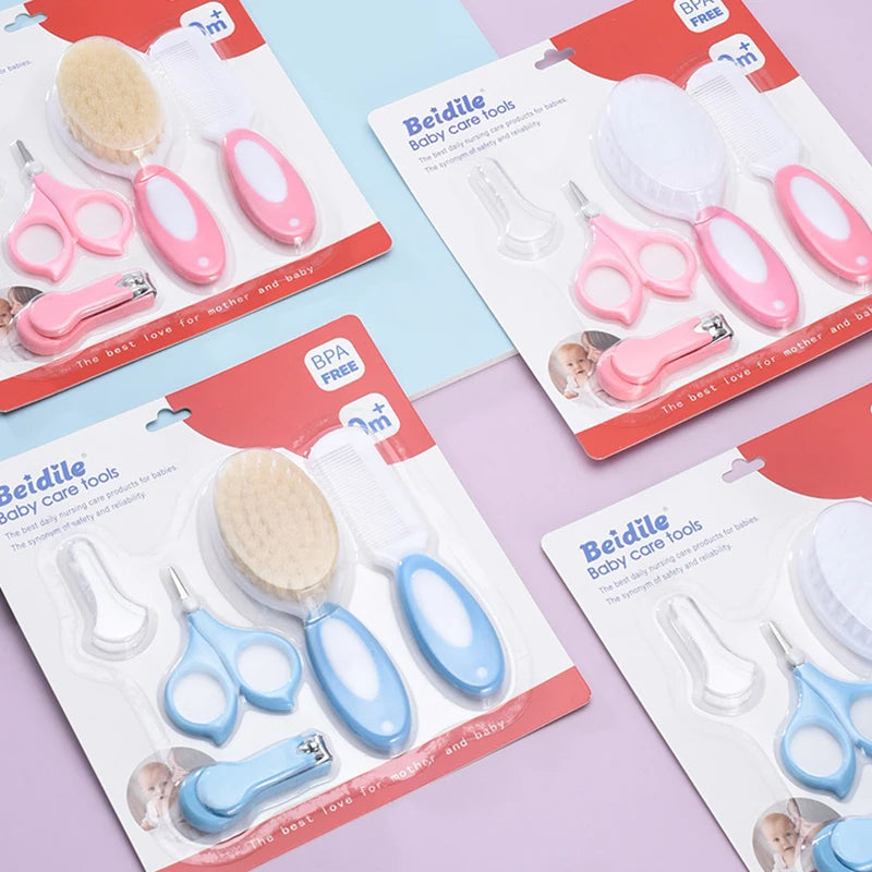 Baby Care Products Children's Baby Nail Clippers Comb Brush Care Set Card Set Easter Gift