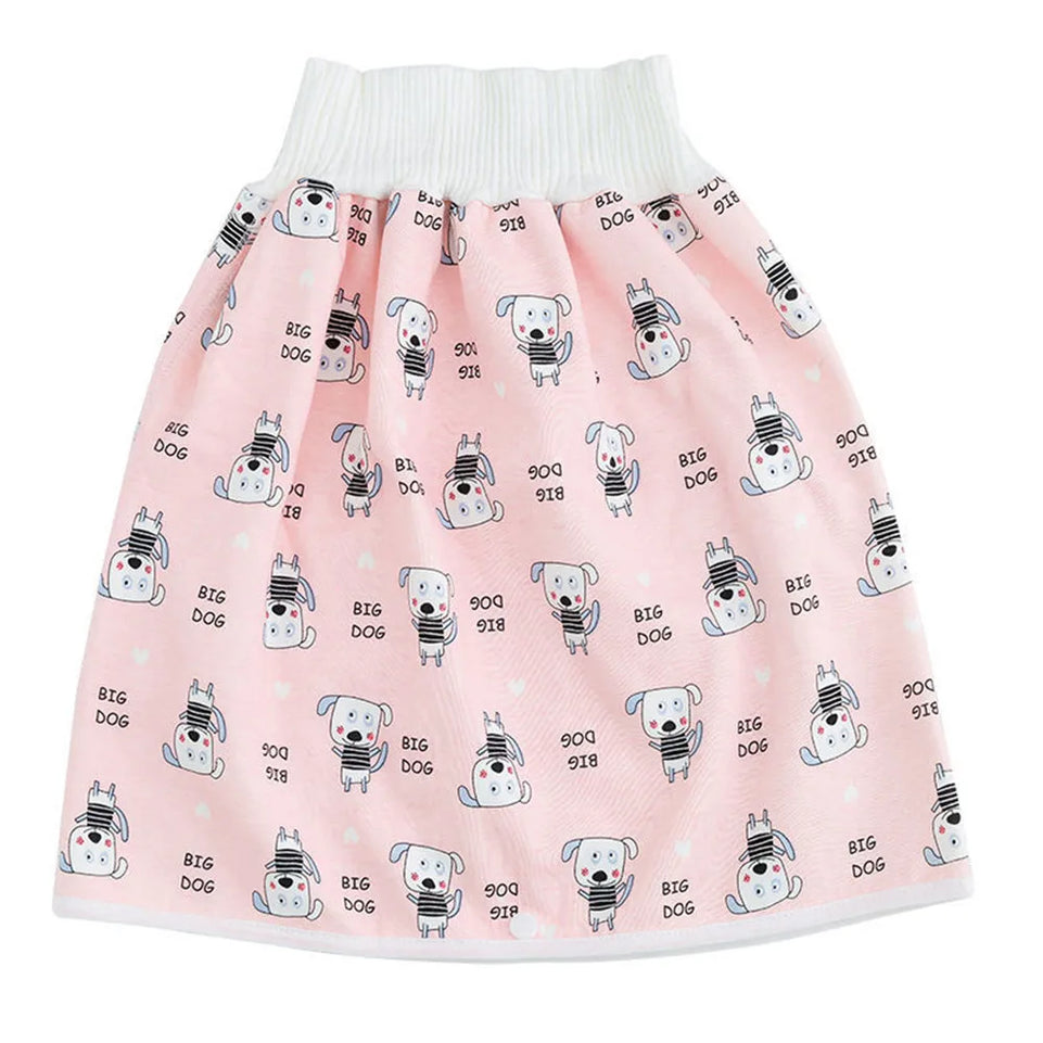 Baby Waterproof Diaper Pants&Skirt for Potty Training Baby Comfy Diaper Short for Boys and Girls Sleeping Bedclothes Night Time