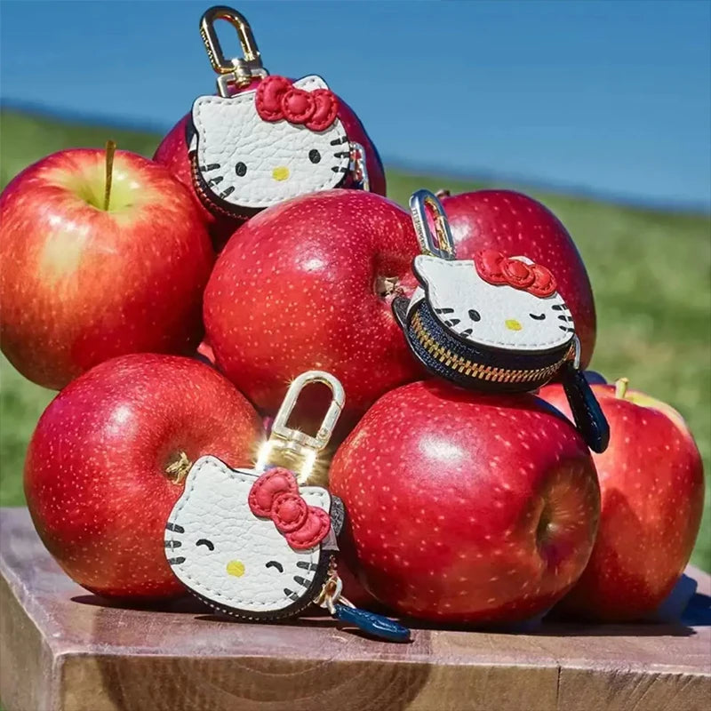 Hello Kitty Key Chain Kawaii Cartoon Backpack Pendant Dopamine Accessories KT Cat Cute Decoration Charming Pendant Birthday Gift