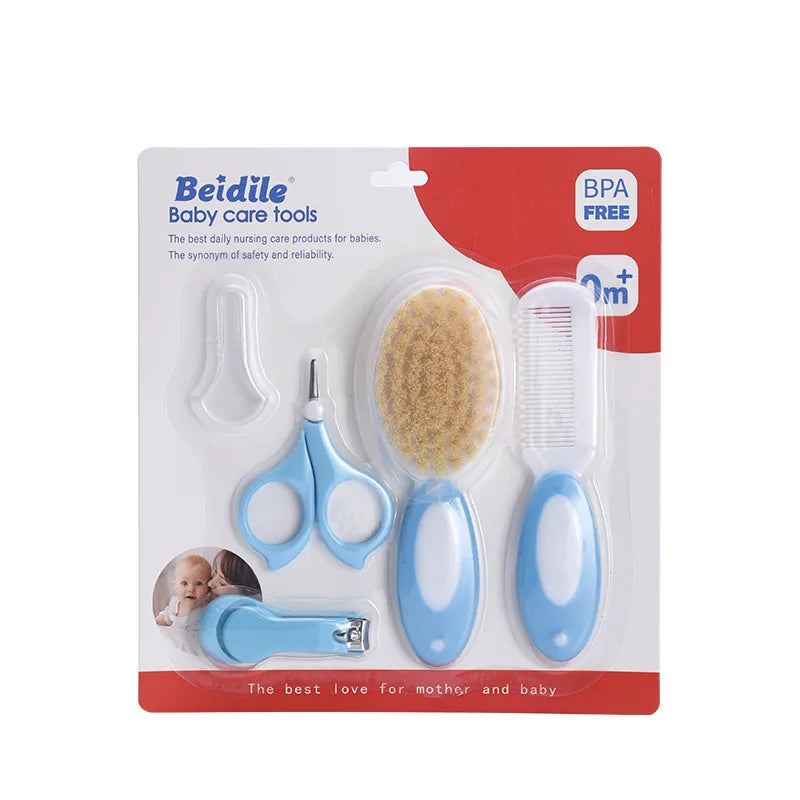 Baby Care Products Children's Baby Nail Clippers Comb Brush Care Set Card Set Easter Gift