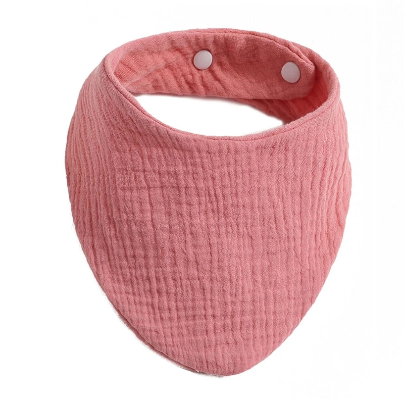 Baby Infants Feeding Bibs Soft Cotton Bandana Saliva Towel Toddler for Triangle Drool Scarf Newborn Burp Cloth