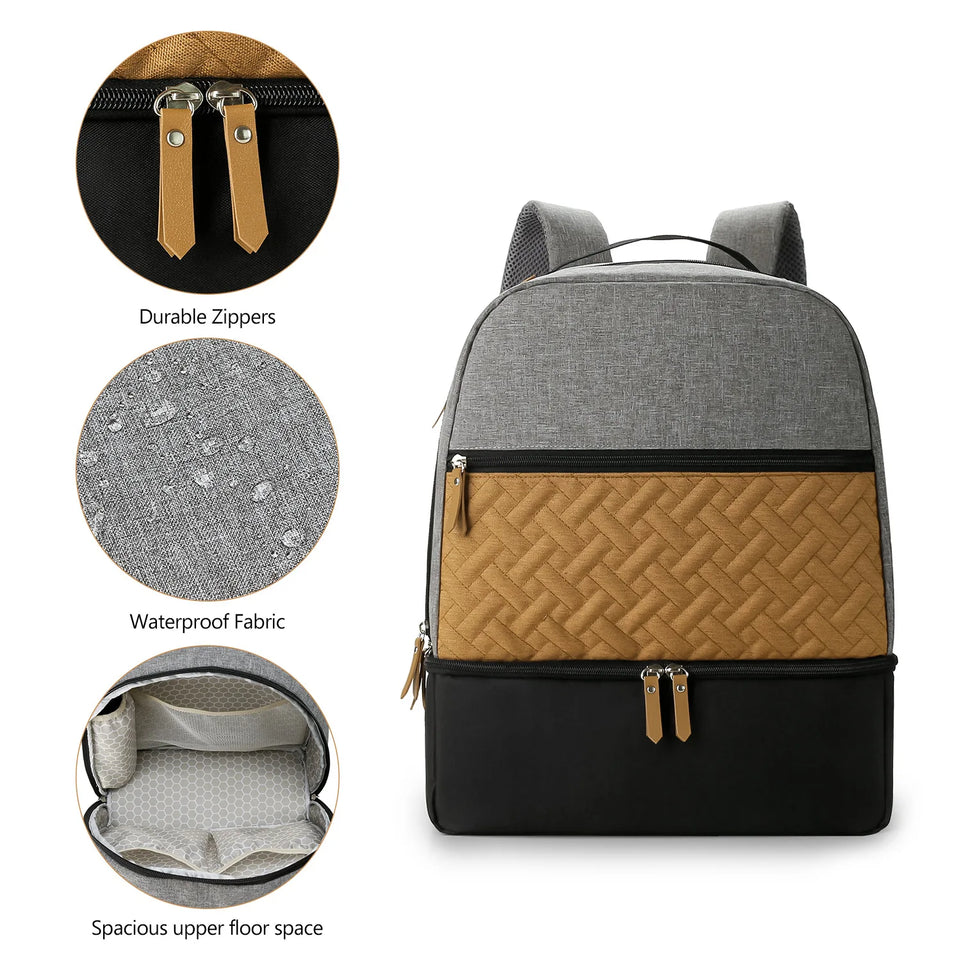 Baby Bag  Diaper Bag Backpack Baby Bottle Bag for Parents Stylish Baby Bag OrganizerSophisticated and Spacious Backpack