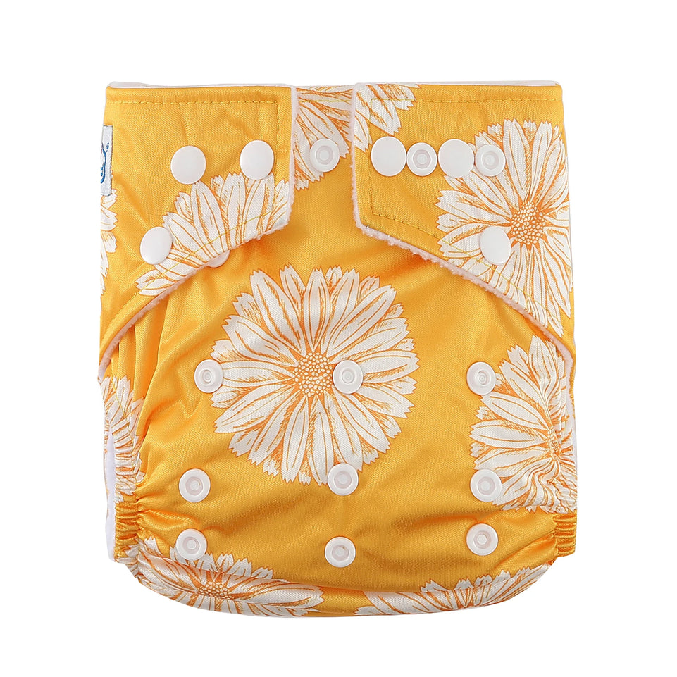 [BABYLAND] 2022 Baby Cloth Diapers Ecological Adjustable Pocket Nappy Fit 3-15kg Baby Washable Reusable Diaper Covers Girls boys