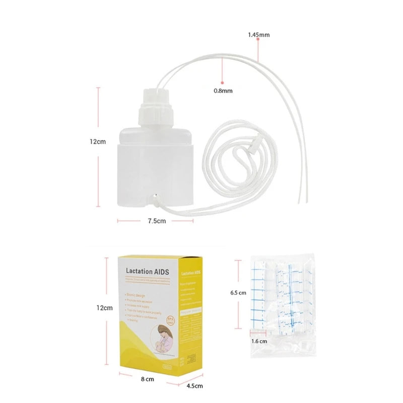 Ergonomic Milk Supplementer Milk Buddy Baby Bottle Aid A Convenient Tool Parenting Assistant ABS for Assisted Feeding