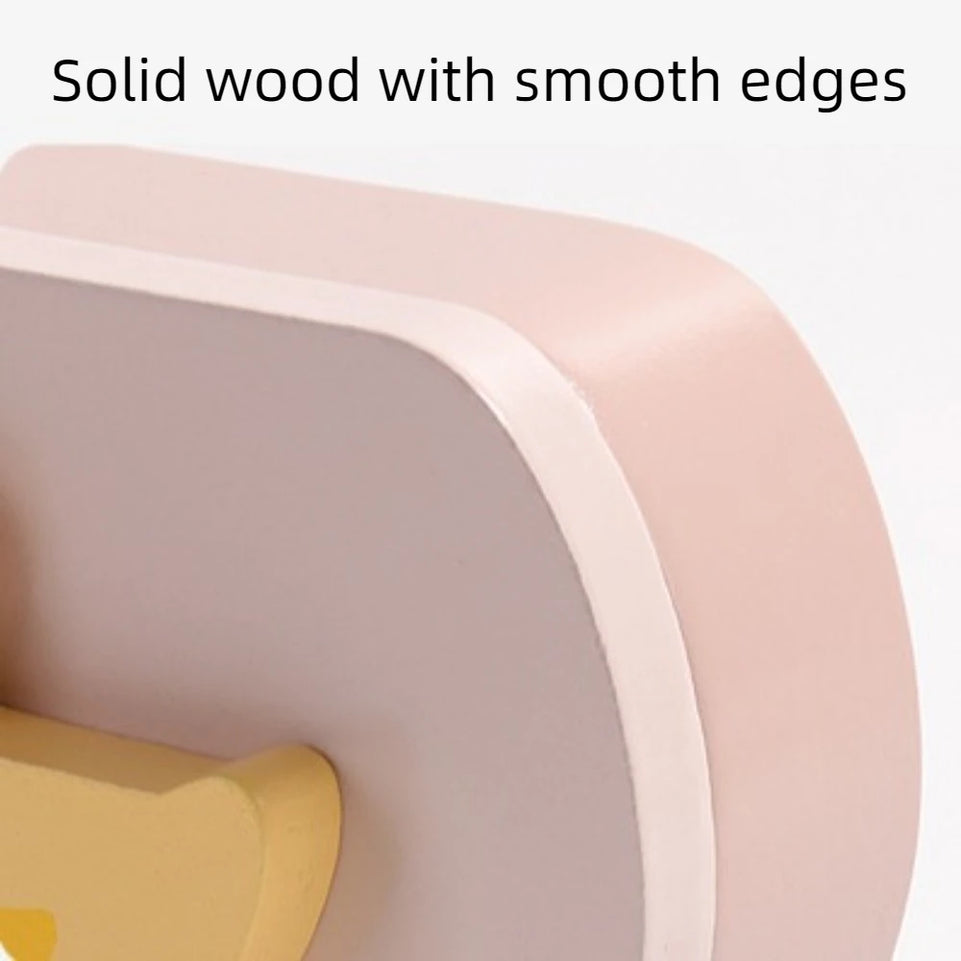 Souvenirs Cute Baby Tooth Box Cartoon Zodiac Breast Teeth Storage Case Wooden Collection Milk Teeth Organizer Newborn