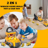 Hot Selling Kids Educational Toys Set Large Construction Vehicles Fire Trucks with Groundhog Game Consoles for Toddlers Gift