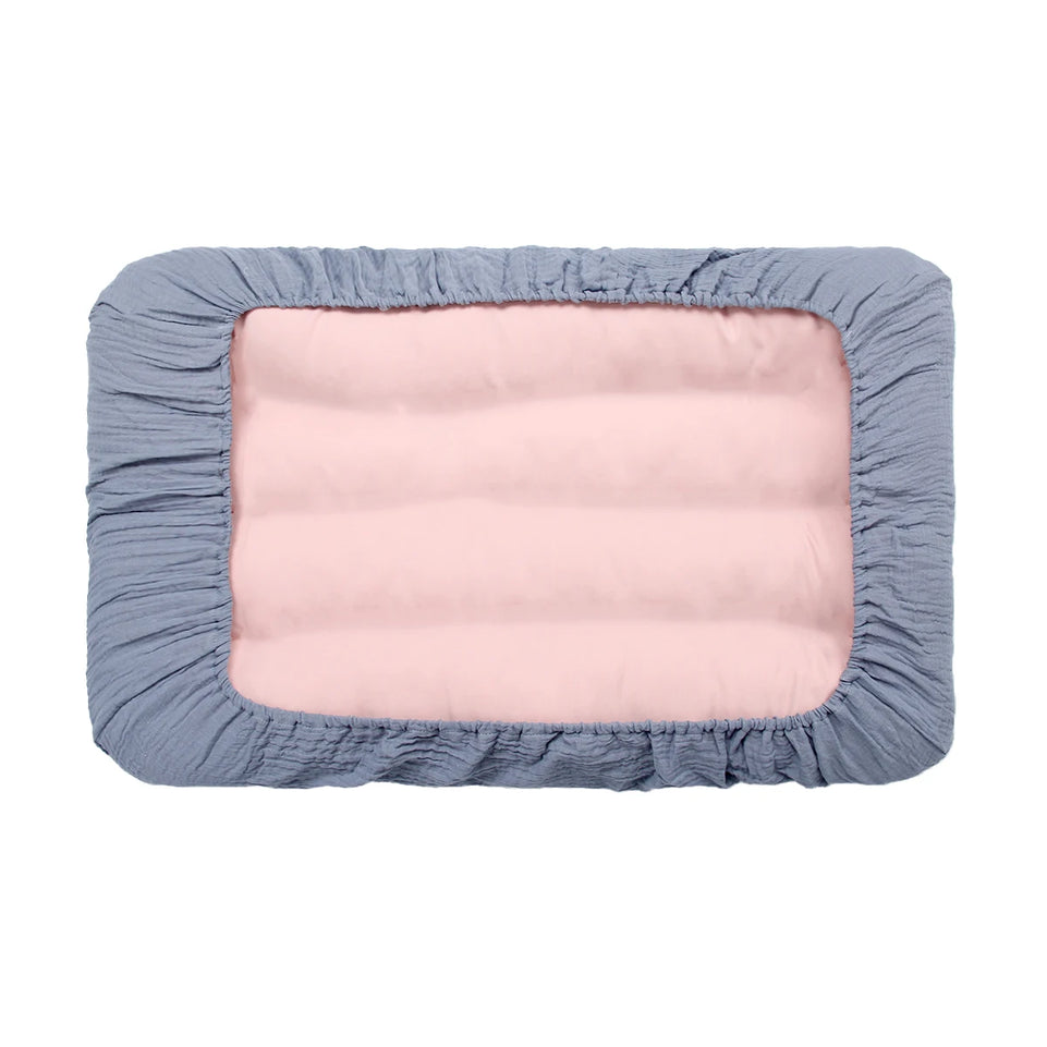 Baby Bed Sheet Baby Bedding Solid Color Baby Fitted Sheets Cotton Crib Mattress Children's Bed Cover For Newborn Baby Bed Sheet