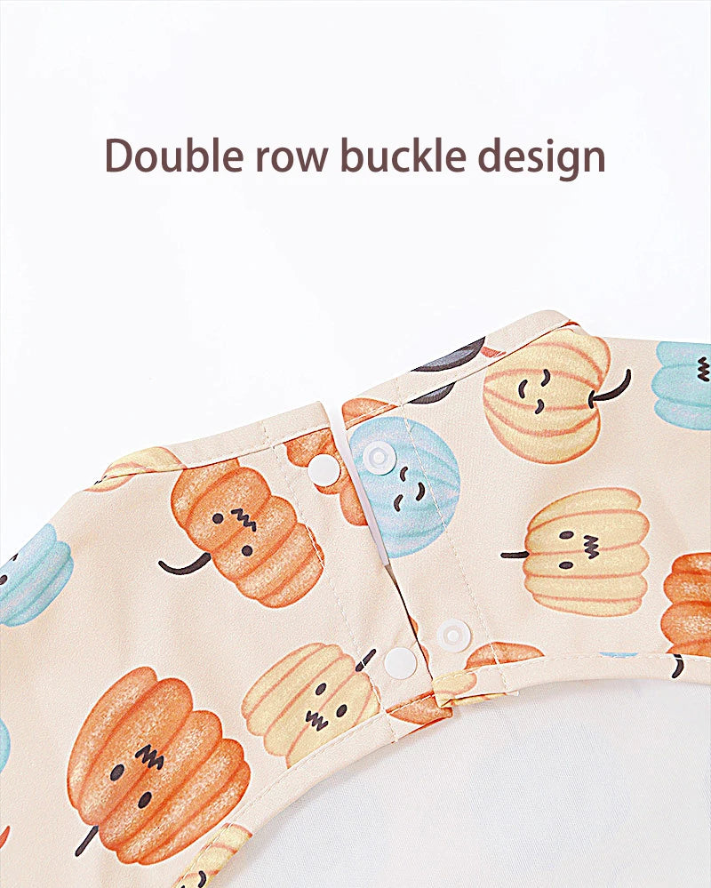Baby's bib cover for children to practice eating, drawing anti dirt protective clothing for children to eat, drawing anti dirt a