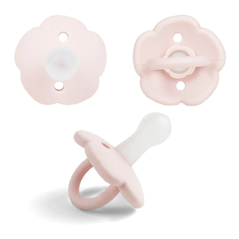 Baby pacifier super soft anti-flatulence, 0-3 to 6 months old imitation breast milk newborn baby sleep artifact