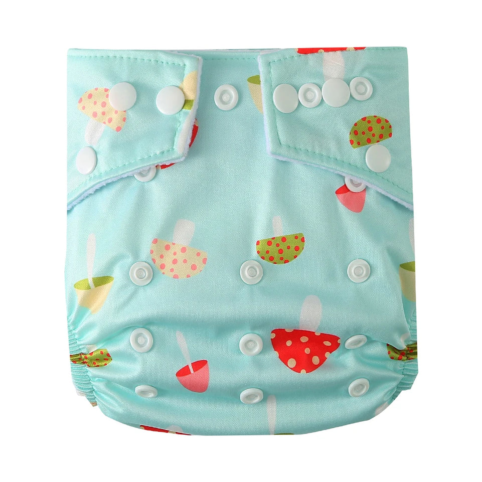 [BABYLAND] 2022 Baby Cloth Diapers Ecological Adjustable Pocket Nappy Fit 3-15kg Baby Washable Reusable Diaper Covers Girls boys