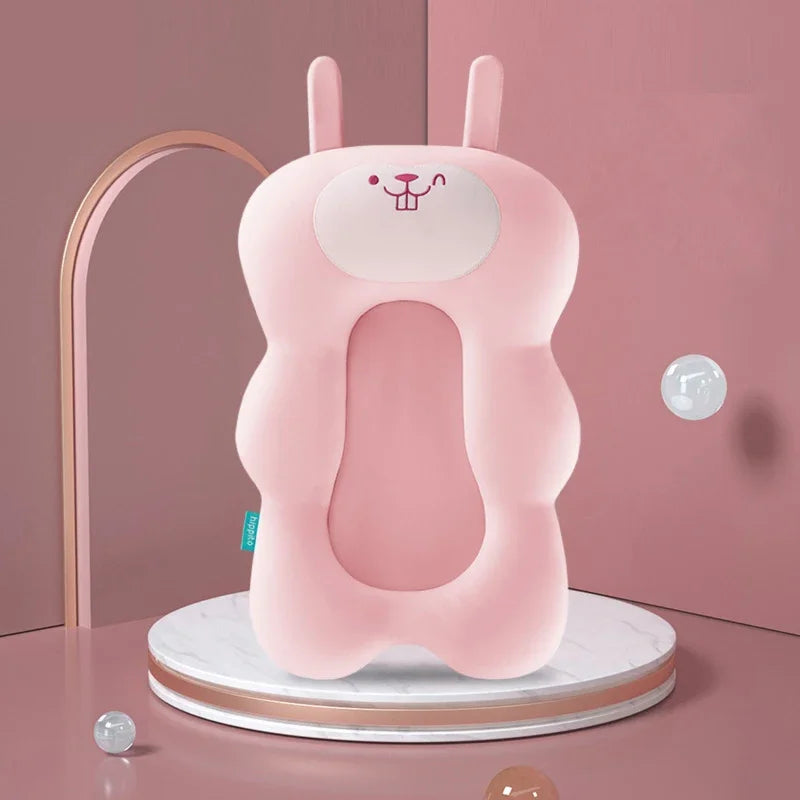 Baby Safety Bath Mat Cushion Portable Bath Anti-Slip Cushion Seat Infant Floating Bather Bathtub Pad Shower Security Support Mat
