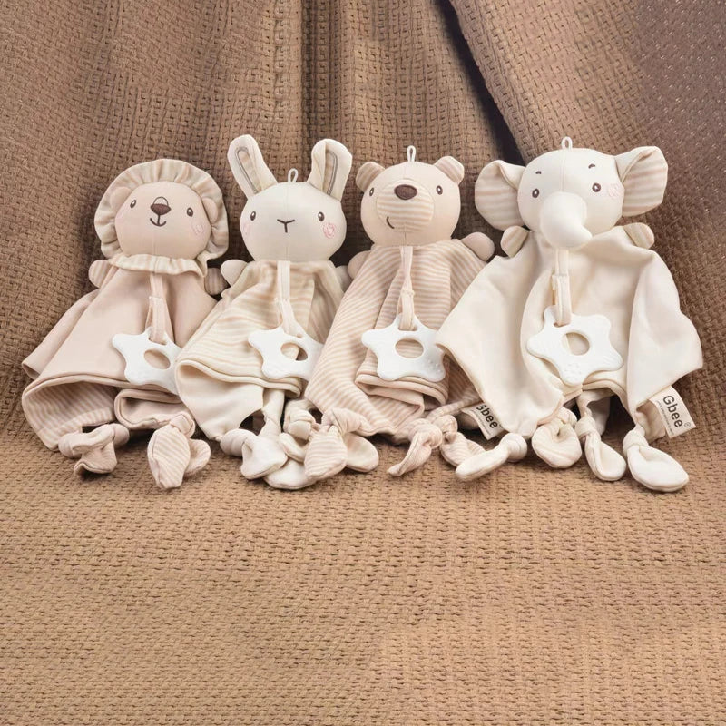 Baby Soothing Towel, Baby Water Towel, Dental Gum, Ringing Bell, Newborn Baby Toy, Biteable