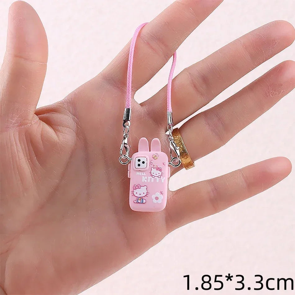 For Labubu Accessories For Crybaby Accessories Cartoon style camera phone Bag Plush Doll Accessories Pendant Fan Birthday Gift