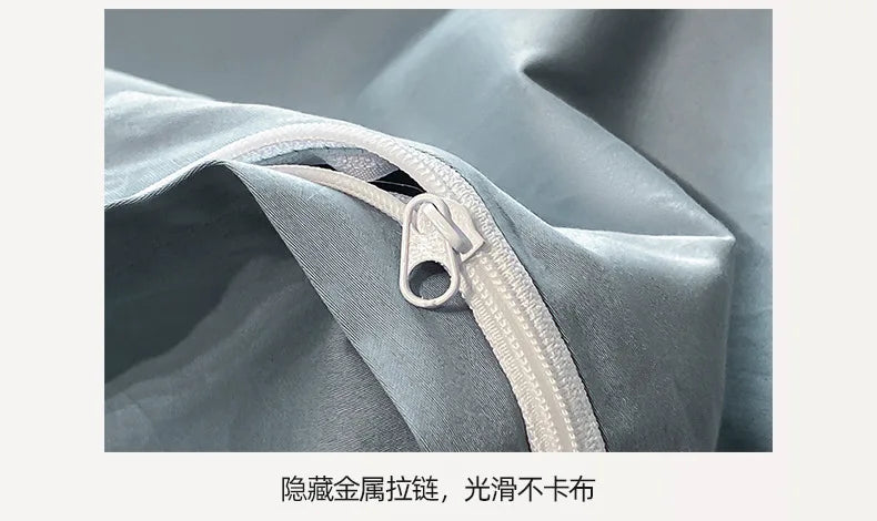 European Bedding Set High-end Luxury Cotton Four-piece Set Cotton Embroidery Quilt Cover Sheets Hats Senior Sense Bedding