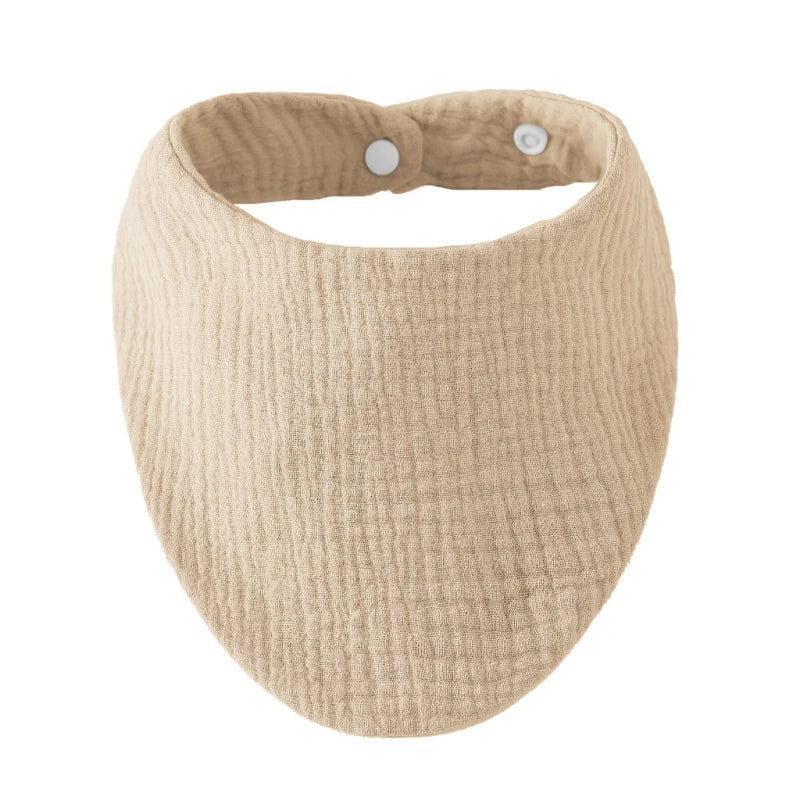 Baby Infants Feeding Bibs Soft Cotton Bandana Saliva Towel Toddler for Triangle Drool Scarf Newborn Burp Cloth