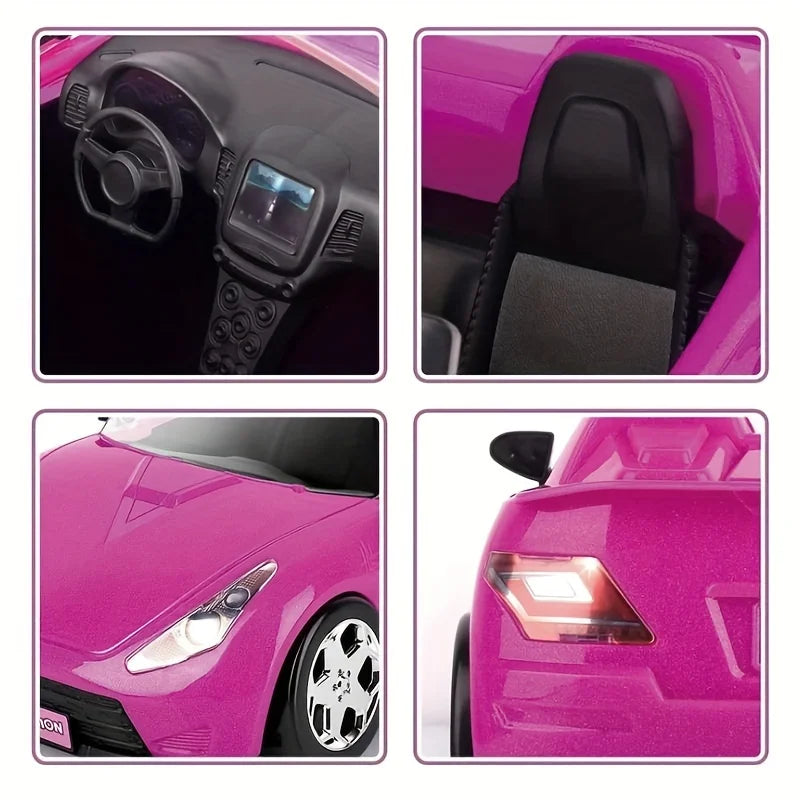 Car Model Kids Toys Car Outdoor Children Game Dollhouse Accessories for 30cm Girl Doll DIY Birthday Christmas Present Gift Toy