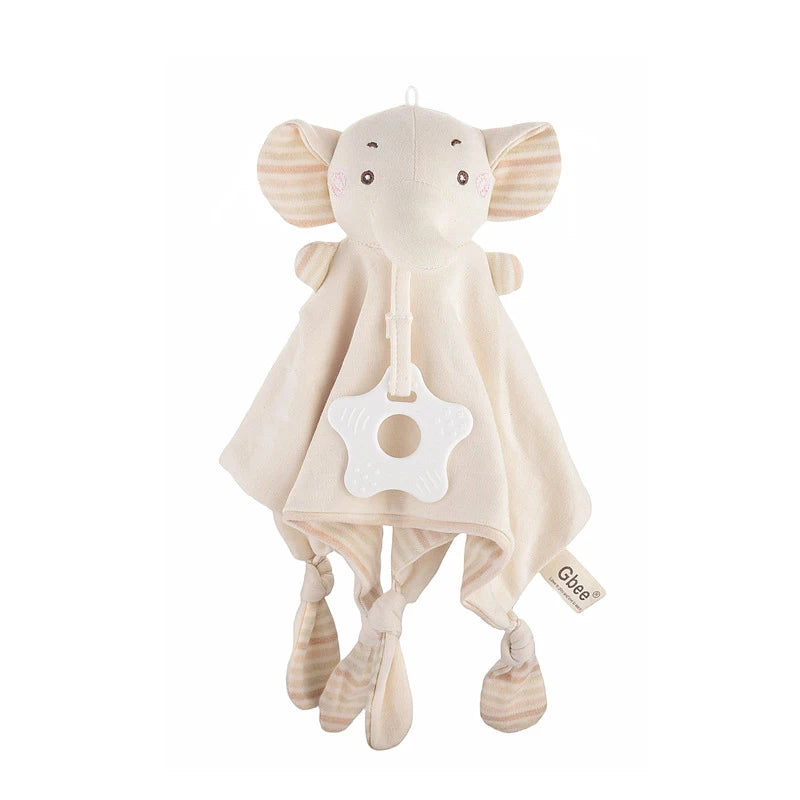 Baby Soothing Towel, Baby Water Towel, Dental Gum, Ringing Bell, Newborn Baby Toy, Biteable