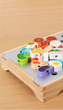 Children's Wooden Imitation Barbecue Grill Toy For Role-Playing Home Cooking And Food Recognition Available In Two Styles