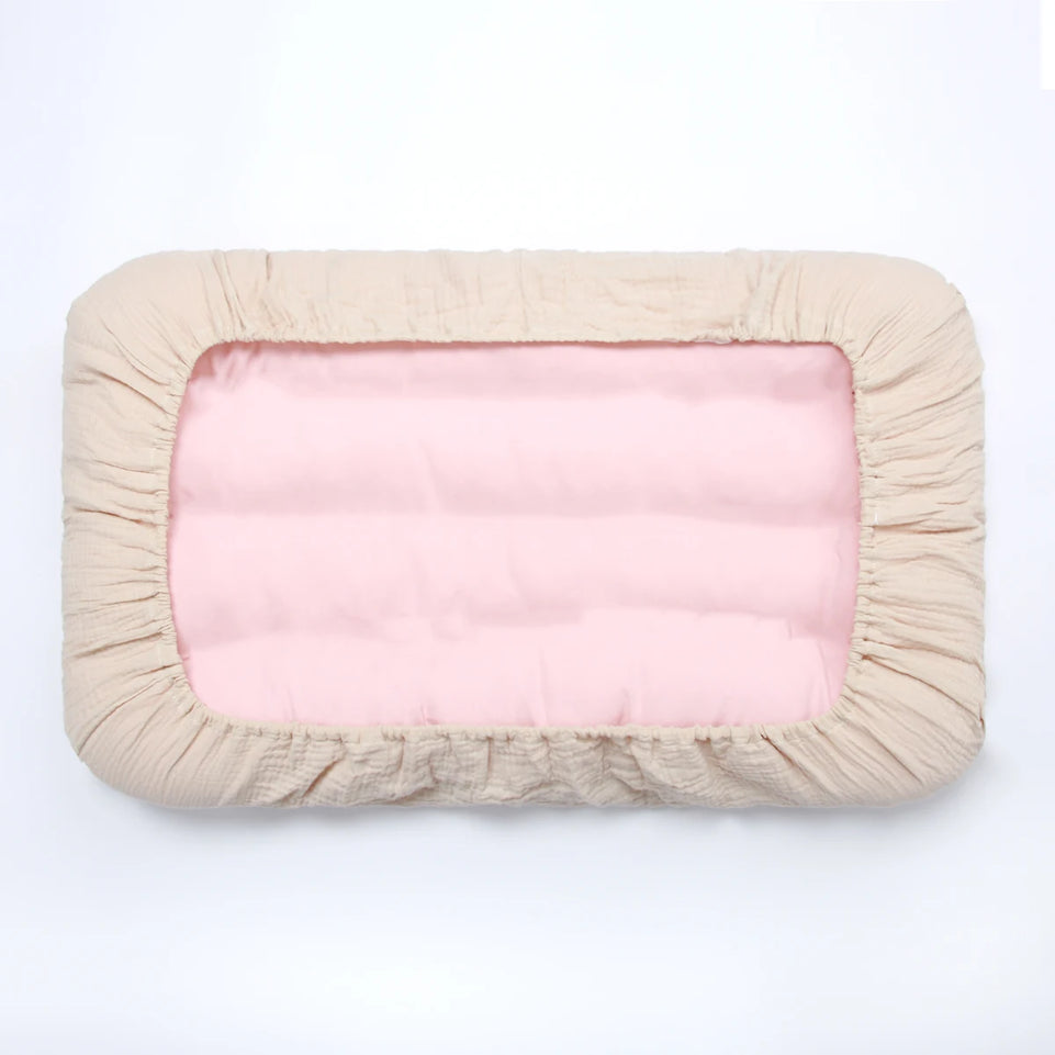 Baby Bed Sheet Baby Bedding Solid Color Baby Fitted Sheets Cotton Crib Mattress Children's Bed Cover For Newborn Baby Bed Sheet