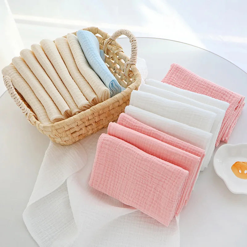 10pc/pack Baby Diapers 100% Cotton Resuable Washable Cloth Diaper Cover for Newborn Nappy Absorbent Gauze Baby Items
