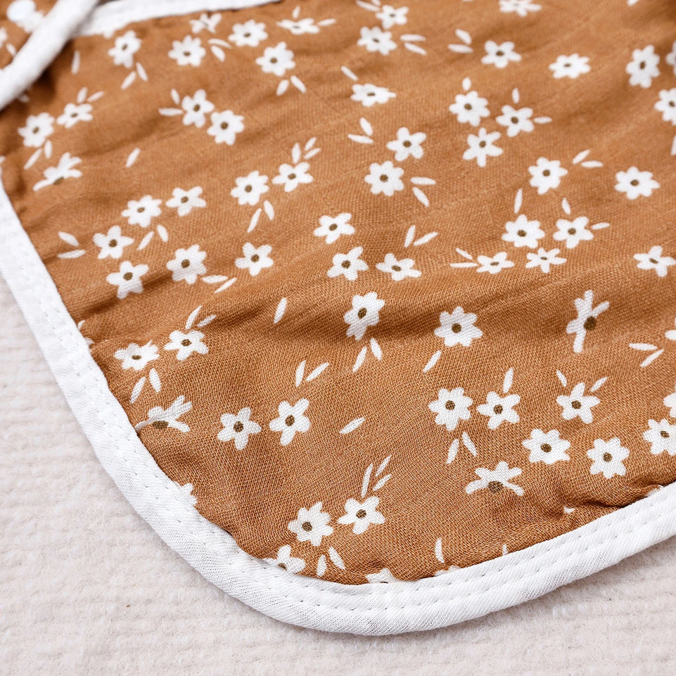 Kangobaby #My Soft Life# New 5pcs Set Breathable Bamboo Cotton Newborn Muslin Feeding Bib Antibacterial Baby Burp Cloth