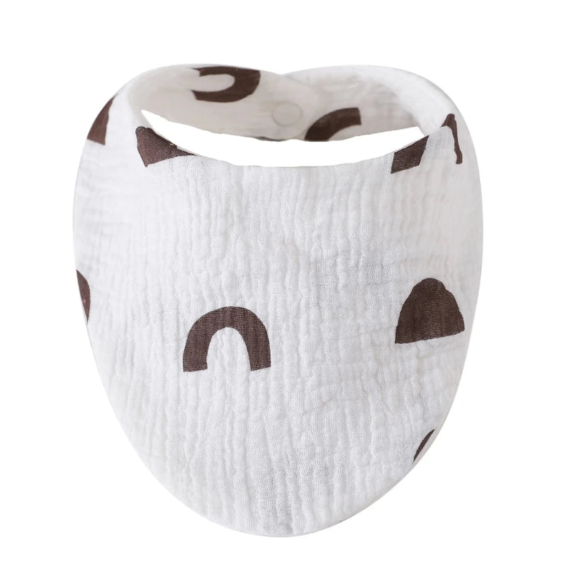 Baby Infants Feeding Bibs Soft Cotton Bandana Saliva Towel Toddler for Triangle Drool Scarf Newborn Burp Cloth