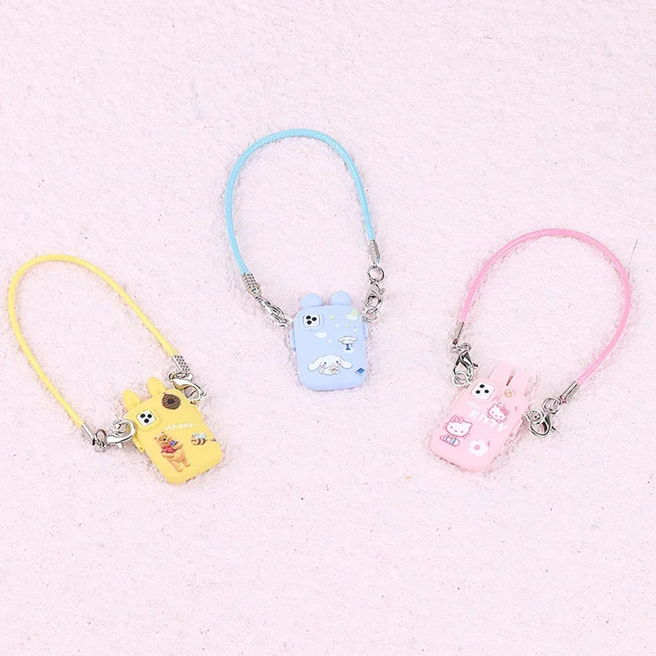 For Labubu Accessories For Crybaby Accessories Cartoon style camera phone Bag Plush Doll Accessories Pendant Fan Birthday Gift