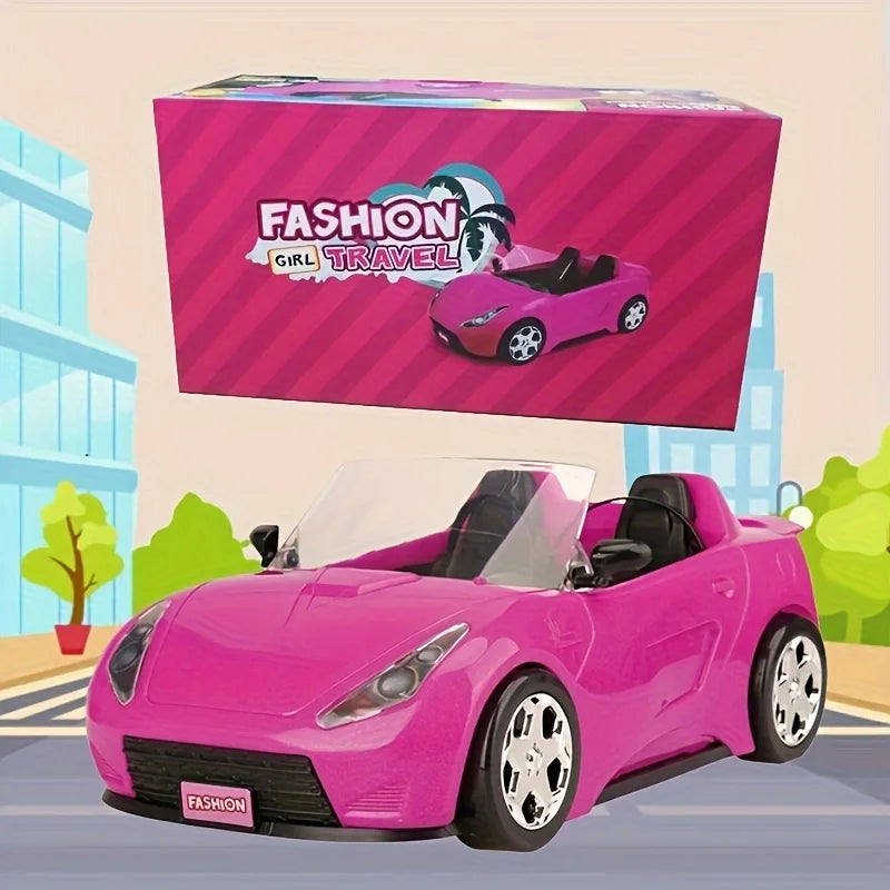 Car Model Kids Toys Car Outdoor Children Game Dollhouse Accessories for 30cm Girl Doll DIY Birthday Christmas Present Gift Toy