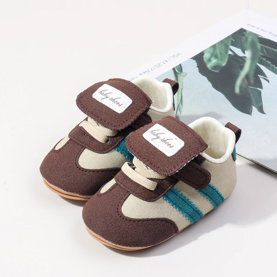 Baby Shoes - Spring And Autumn New Style Walking Shoes, Retro Style Shoes, Boys' And Girls' Baby Casual Anti-Slip Shoes