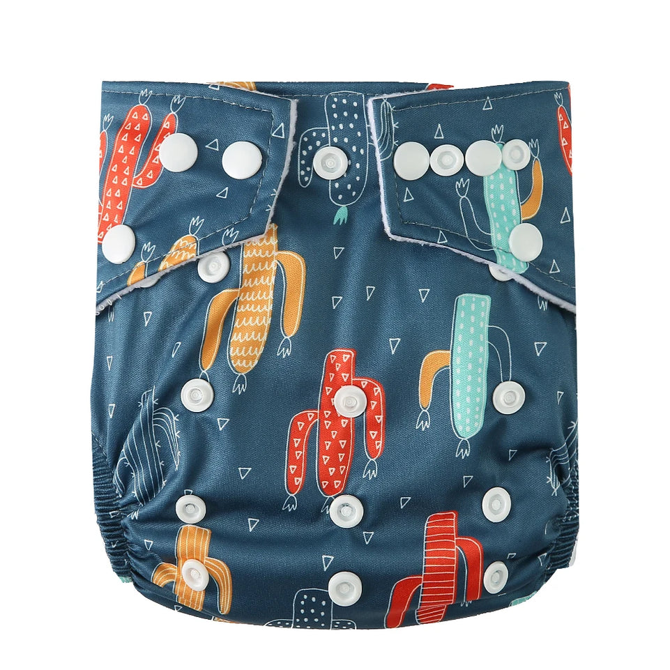 [BABYLAND] 2022 Baby Cloth Diapers Ecological Adjustable Pocket Nappy Fit 3-15kg Baby Washable Reusable Diaper Covers Girls boys